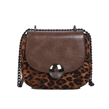 2019 New Women Leopard Print Leather Shoulder Bags Designer High Quality Buckle Saddle Bag Korean Style Chain Luxury Handbag
2019 New Women Leopard Print Leather Shoulder Bags Designer High Quality Buckle Saddle Bag Korean Style Chain Luxury Handbag