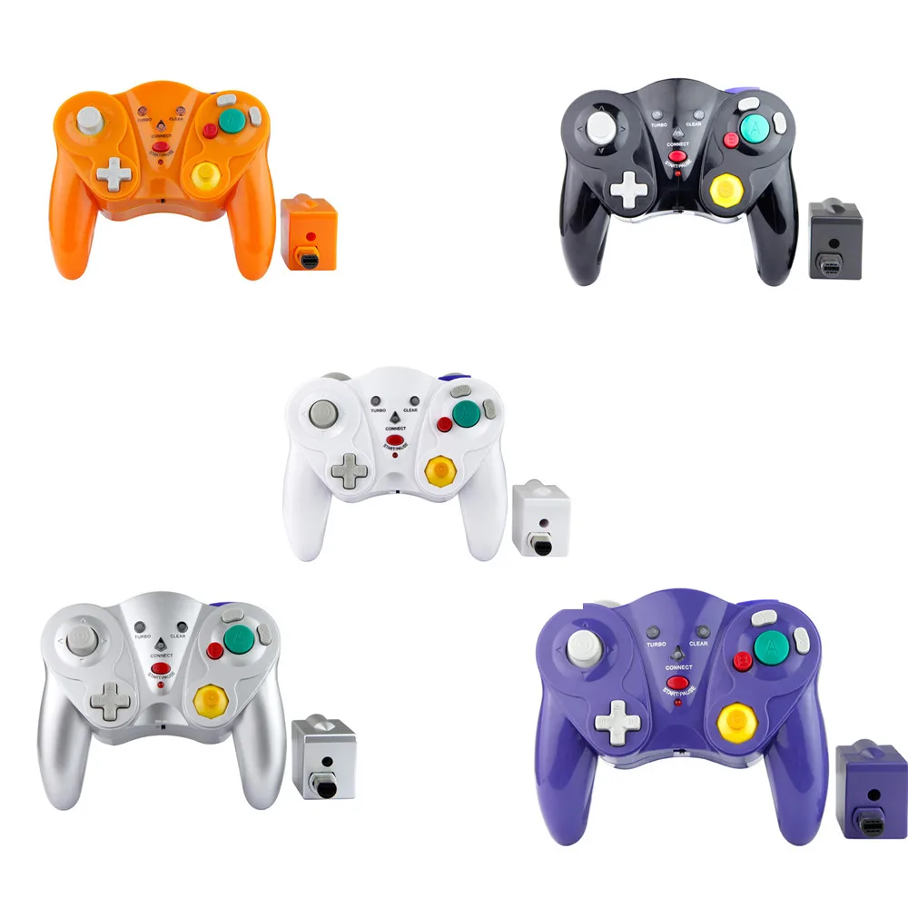 20PCS Newest 2.4GHz Wireless game Controller for N-G-C Game pad joystick for Game-Cube for W-i-i
20PCS Newest 2.4GHz Wireless game Controller for N-G-C Game pad joystick for Game-Cube for W-i-i