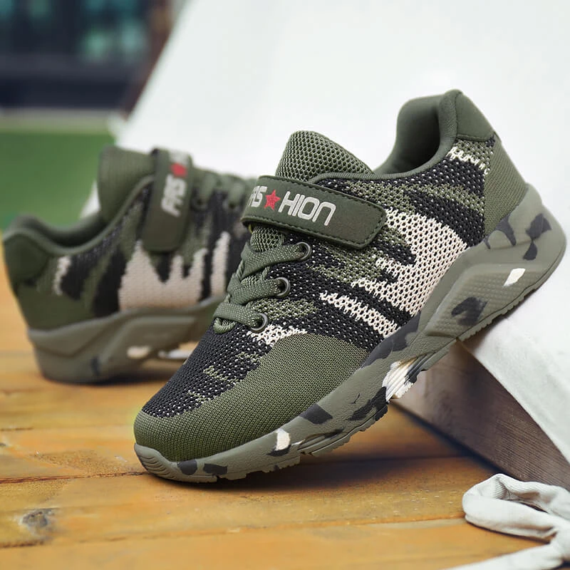 FLARUT Children Sports Shoes Military Training Camouflage Boys Sneakers Army Green Outdoor Kids Running Shoes For Girls Trainers
FLARUT Children Sports Shoes Military Training Camouflage Boys Sneakers Army Green Outdoor Kids Running Shoes For Girls Trainers
