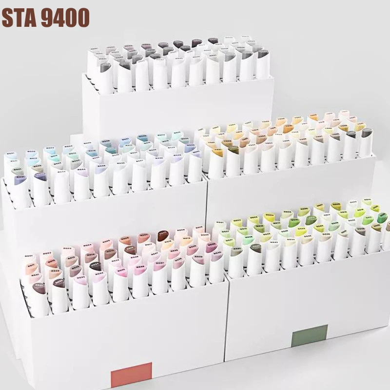 200 Colors Art Marker Pen Brush Set Dual Headed Alcohol Based Marker Sketch Design Animation Manga Painting Stationery Supplies
200 Colors Art Marker Pen Brush Set Dual Headed Alcohol Based Marker Sketch Design Animation Manga Painting Stationery Supplies