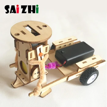 Saizhi DIY Pulling Robot Construction Technology Gadgets Set Kids Science Experiment Education Fun Physics Toy Learning Kits
Saizhi DIY Pulling Robot Construction Technology Gadgets Set Kids Science Experiment Education Fun Physics Toy Learning Kits