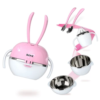 5 in 1 baby tableware set baby portable bowl stainless steel plate kids fork spoon sucker food supplement children's dinnerware
5 in 1 baby tableware set baby portable bowl stainless steel plate kids fork spoon sucker food supplement children's dinnerware