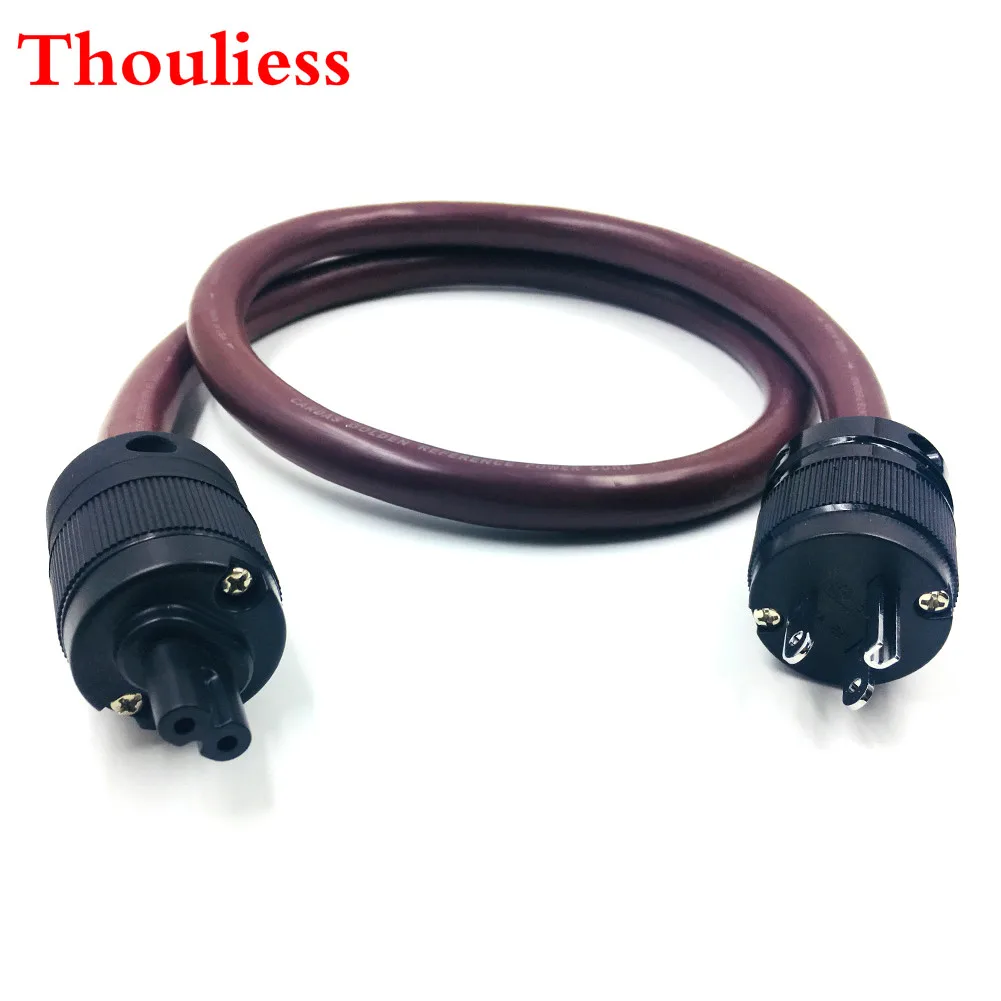 Thouliess HIFI Rhodium plated US AC Power Cord Cable with firgure 8 C7 IEC Connector Power Cable for AMP/CD Amplifier Player
Thouliess HIFI Rhodium plated US AC Power Cord Cable with firgure 8 C7 IEC Connector Power Cable for AMP/CD Amplifier Player