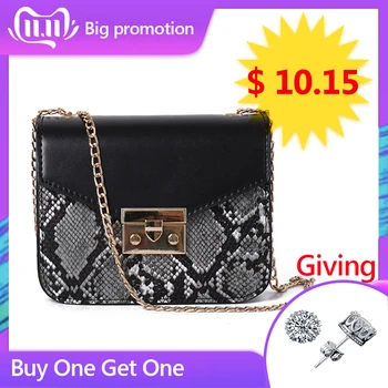 New Fashion Women's Synthetic Leather Messenger Bag Boa Snake Skin Handbag Bag Fashion Chain Crossbody Clutch Lady Evening Bag
New Fashion Women's Synthetic Leather Messenger Bag Boa Snake Skin Handbag Bag Fashion Chain Crossbody Clutch Lady Evening Bag