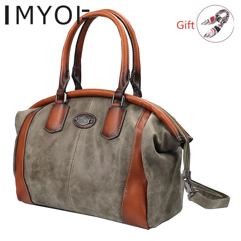 IMYOK Luxury Designer Women Genuine Leather Handbags Large Capacity Ladies Messenger Bag Female Single Shoulder Bag Bolso Mujer 
IMYOK Luxury Designer Women Genuine Leather Handbags Large Capacity Ladies Messenger Bag Female Single Shoulder Bag Bolso Mujer