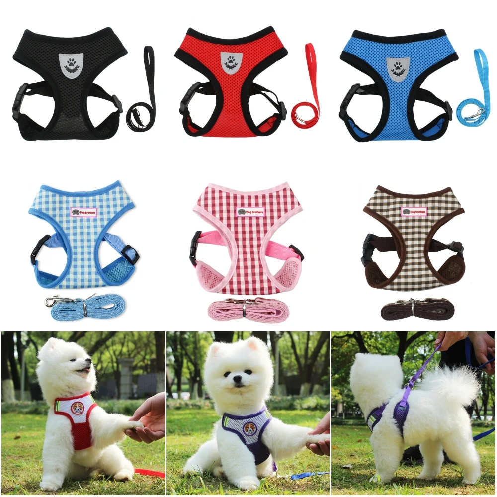 Reflective Dog Harness Vest Adjustable Soft Breathable Walking Leash For Puppy Chihuahua Mesh Harnesses Lead Cat Pet Accessories
Reflective Dog Harness Vest Adjustable Soft Breathable Walking Leash For Puppy Chihuahua Mesh Harnesses Lead Cat Pet Accessories