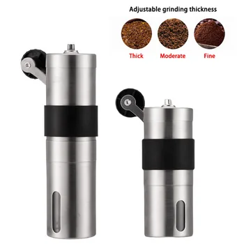 Manual Ceramic Coffee Grinder Stainless Steel Adjustable Coffee Bean Mill With Rubber Loop Ring Easy Clean For Coffee Maker
Manual Ceramic Coffee Grinder Stainless Steel Adjustable Coffee Bean Mill With Rubber Loop Ring Easy Clean For Coffee Maker