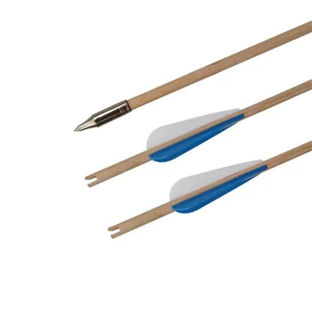 6/12/24pcs Traditional Handmade Wooden Archery Arrow with Blue Feather Steel Broadeheads for Recurve Bow Longbow Hunting Sports
6/12/24pcs Traditional Handmade Wooden Archery Arrow with Blue Feather Steel Broadeheads for Recurve Bow Longbow Hunting Sports