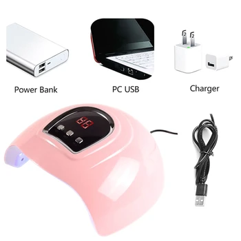 54W Nail Lamp New Star6 Nail Therapy Machine USB Nail Machine Led Dryer Induction Quick-drying Lamp Gel Nail Art Tool
54W Nail Lamp New Star6 Nail Therapy Machine USB Nail Machine Led Dryer Induction Quick-drying Lamp Gel Nail Art Tool