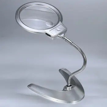5X Magnifying Glass Multi-functional Desk Flexible Magnifier with Reading Light
5X Magnifying Glass Multi-functional Desk Flexible Magnifier with Reading Light