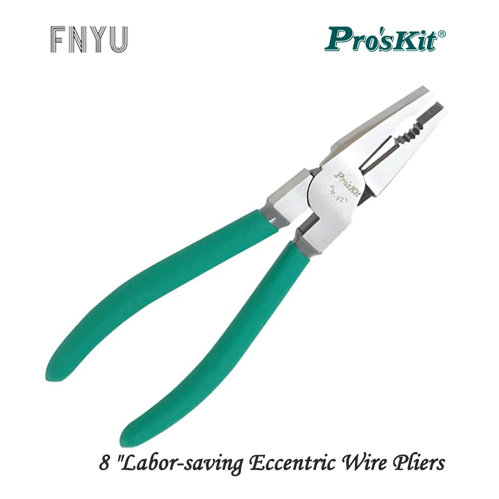 Pro'sKit PM-921 8" Labor-Saving Leverage Steel Wire Pliers Multifunctional labor-saving multi tooth electric cable pliers
Pro'sKit PM-921 8" Labor-Saving Leverage Steel Wire Pliers Multifunctional labor-saving multi tooth electric cable pliers