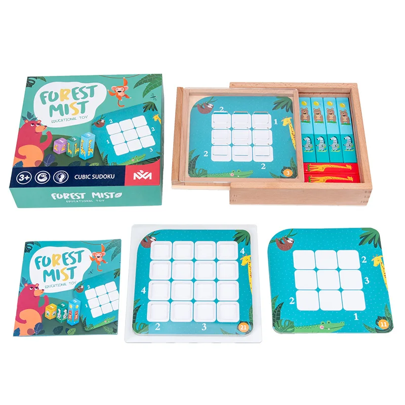 Wooden Sudoku Board Games Learning Educational Toys Forest Mist Logical Thinking Interactive for Baby Children
Wooden Sudoku Board Games Learning Educational Toys Forest Mist Logical Thinking Interactive for Baby Children