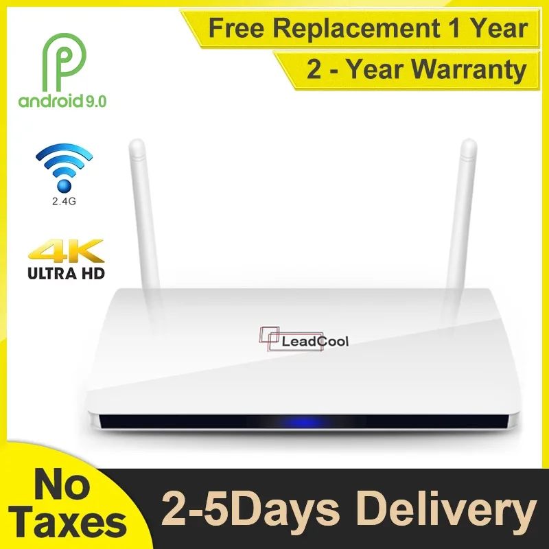 Leadcool TV Box Android 9.0 Amlogic S905W Quad-Core Full HD Support 2.4G WIFI 1G8G 2G16G 4K UHD 3D Android Set-Top Box Leadcool
Leadcool TV Box Android 9.0 Amlogic S905W Quad-Core Full HD Support 2.4G WIFI 1G8G 2G16G 4K UHD 3D Android Set-Top Box Leadcool