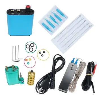 1 Set of Tattoos Kit Body Art Drawing Tattoo Machine Accessories Set Tattoo Beginner Tool Set with US Plug (Green)
1 Set of Tattoos Kit Body Art Drawing Tattoo Machine Accessories Set Tattoo Beginner Tool Set with US Plug (Green)