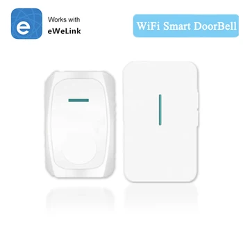eWelink WiFi Doorbell APP Wireless Control Smart Door Bell Smart Home Security Set Multiple Chimes US Standard Smart Door Bell
eWelink WiFi Doorbell APP Wireless Control Smart Door Bell Smart Home Security Set Multiple Chimes US Standard Smart Door Bell