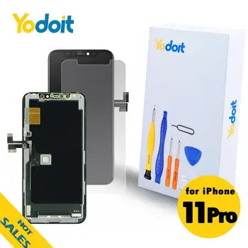 Yodoit for iPhone 11 Pro Screen Replacement OLED Display Touch For iPhone 11 Pro LCD Touch Digitizer Full Assembly+Tools
Yodoit for iPhone 11 Pro Screen Replacement OLED Display Touch For iPhone 11 Pro LCD Touch Digitizer Full Assembly+Tools