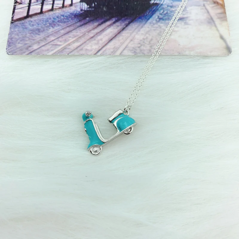 SHINETUNG S925 Sterling Silver Necklace,Trendy Unique Motorbike,High Quality 1:1With Logo,Valentine'sDay Gift,Women Fine Jewelry
SHINETUNG S925 Sterling Silver Necklace,Trendy Unique Motorbike,High Quality 1:1With Logo,Valentine'sDay Gift,Women Fine Jewelry