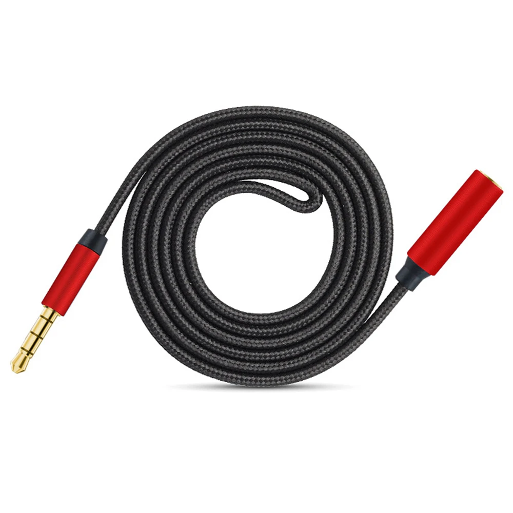 Фото Audio extension cable 3.5mm male to female audio woven computer phone headset | Электроника