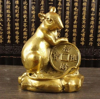 505+++++A copper rat mouse Home Furnishing twelve zodiac feng shui ornaments metal crafts the size of the rat 
505+++++A copper rat mouse Home Furnishing twelve zodiac feng shui ornaments metal crafts the size of the rat
