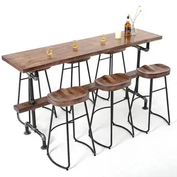 High Foot Table, Nordic Solid Wood Against The Wall, Simple Bar, Table And Chair Combination, Family Balcony, Personalized Bar,
High Foot Table, Nordic Solid Wood Against The Wall, Simple Bar, Table And Chair Combination, Family Balcony, Personalized Bar,