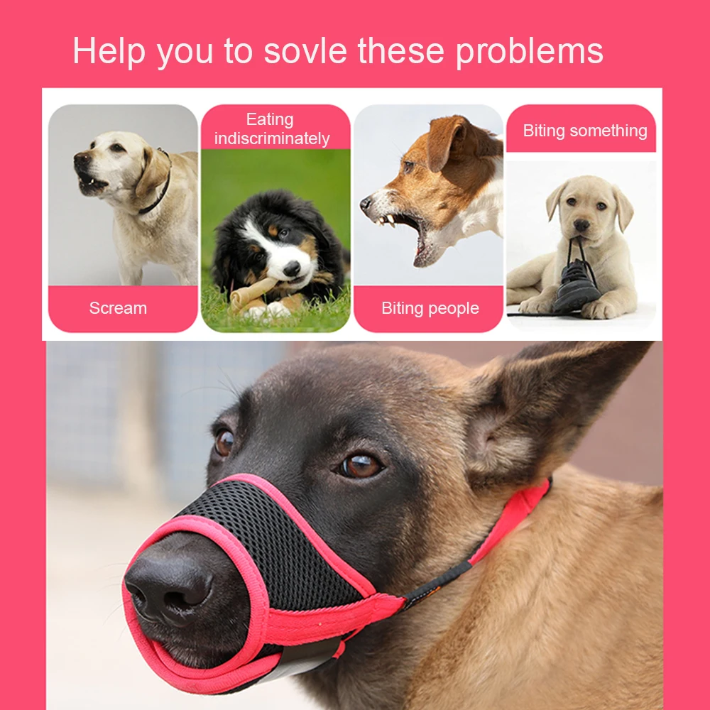 DODOPET Dog Pet Muzzle Dog Muzzle Mouth Cover Muzzle Guard for Dogs Prevent Biting Barking
DODOPET Dog Pet Muzzle Dog Muzzle Mouth Cover Muzzle Guard for Dogs Prevent Biting Barking