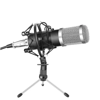 Professional BM800 Condenser Sound Recording Microphone with Shock Mount for Radio Braodcasting Singing Recording KTV Karaoke
Professional BM800 Condenser Sound Recording Microphone with Shock Mount for Radio Braodcasting Singing Recording KTV Karaoke