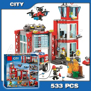 533pcs City Arctic Fire Station Off-road Vehicle Scouting Drone 11215 Figure Model Building Block Boy Brick Compatible with Lago
533pcs City Arctic Fire Station Off-road Vehicle Scouting Drone 11215 Figure Model Building Block Boy Brick Compatible with Lago
