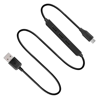 Chenyang USB2.0 to 3 Ports HUB Female & Type-C USB-C Power Data Cable for Laptop Cell Phone Tablet
Chenyang USB2.0 to 3 Ports HUB Female & Type-C USB-C Power Data Cable for Laptop Cell Phone Tablet