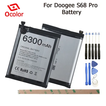 ocolor For Doogee S68 Pro Battery 6300mAh High Capacity Long Standby Time With Tools For Doogee S68 Pro Replacement Battery 
ocolor For Doogee S68 Pro Battery 6300mAh High Capacity Long Standby Time With Tools For Doogee S68 Pro Replacement Battery