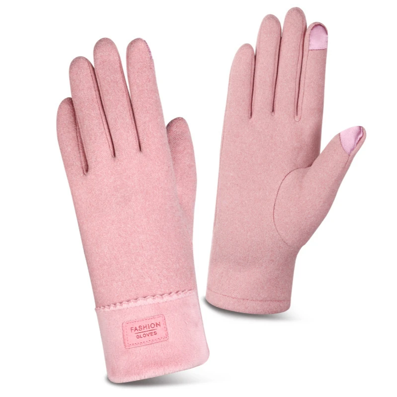 The New Ladies Winter Warm Touch Screen Gloves Outdoor De Velvet Riding Gloves Driving Wind and Cold Plus Velvet Gloves
The New Ladies Winter Warm Touch Screen Gloves Outdoor De Velvet Riding Gloves Driving Wind and Cold Plus Velvet Gloves