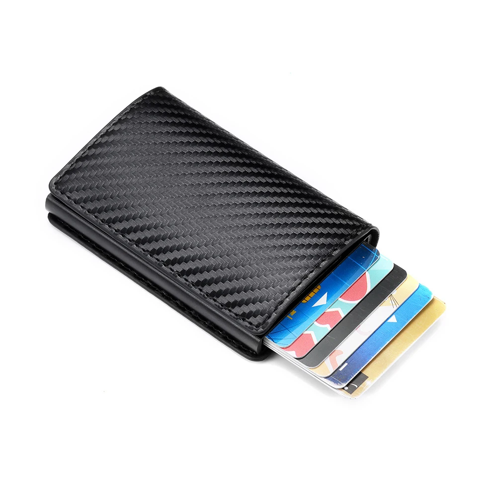 ID card credit card holder carbon fiber PU aluminum alloy automatic stretch wallet business bank card case credit card case
ID card credit card holder carbon fiber PU aluminum alloy automatic stretch wallet business bank card case credit card case