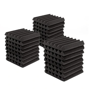 24Pcs 305 x 305 x 45mm Soundproofing Foam Acoustic Foam Sound Treatment Studio Room Absorption Wedge Tiles Polyurethane Foam
24Pcs 305 x 305 x 45mm Soundproofing Foam Acoustic Foam Sound Treatment Studio Room Absorption Wedge Tiles Polyurethane Foam