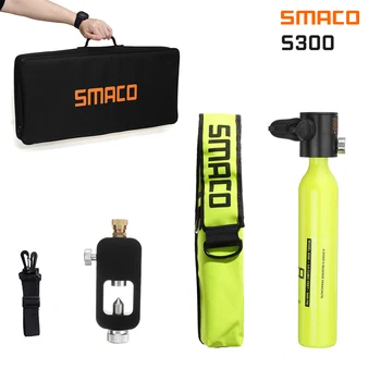 SMACO 4Pcs/Set S300 Diving Equipment Mini Scuba Diving Cylinder Scuba Oxygen Tank Snorkeling Underwater Breathing Accessories
SMACO 4Pcs/Set S300 Diving Equipment Mini Scuba Diving Cylinder Scuba Oxygen Tank Snorkeling Underwater Breathing Accessories