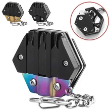 Multifunctional Hexagon Coin Pocket Knife Folding Knife Outdoor Tool EDC Mini Screwdriver Tool Stainless Steel Keychain Hand Too
Multifunctional Hexagon Coin Pocket Knife Folding Knife Outdoor Tool EDC Mini Screwdriver Tool Stainless Steel Keychain Hand Too