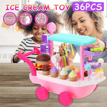 36Pcs Mini Ice Cream Candy Trolley House Play Educational Toy Super Funny Mini Icecream Car Toys Kitchen Toys For Children 
36Pcs Mini Ice Cream Candy Trolley House Play Educational Toy Super Funny Mini Icecream Car Toys Kitchen Toys For Children