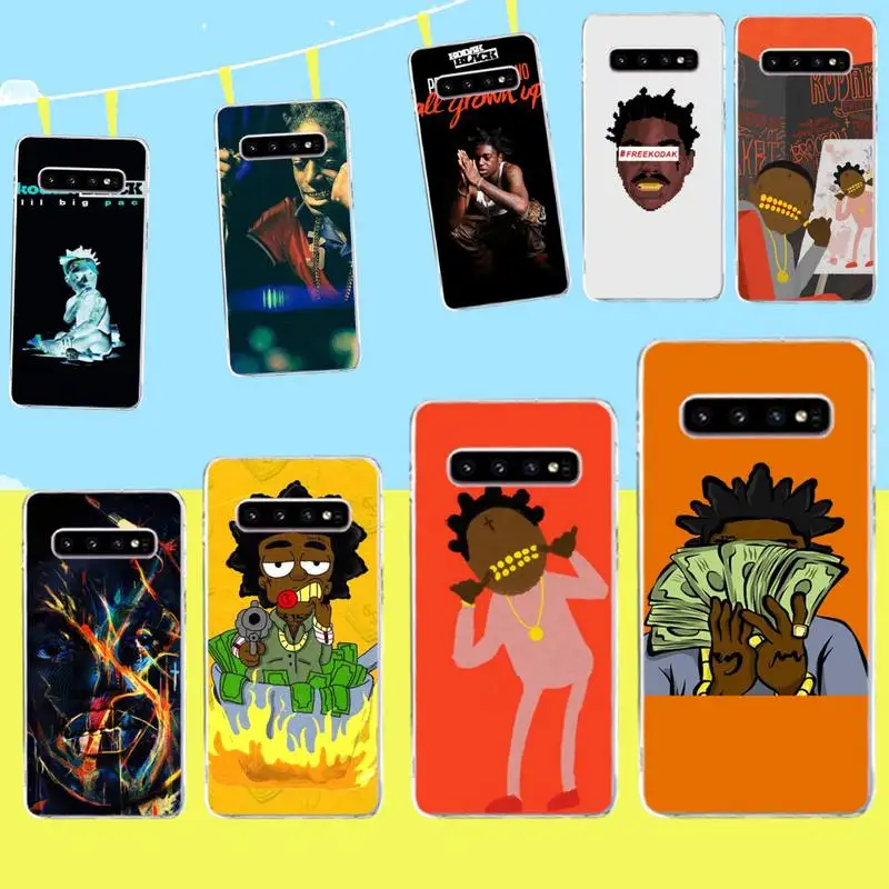PENGHUWAN Kodak Nero Rapper Cover Black Soft Shell Phone Case for Samsung S9 plus S5 S6 S7 edge S8 S10 plus