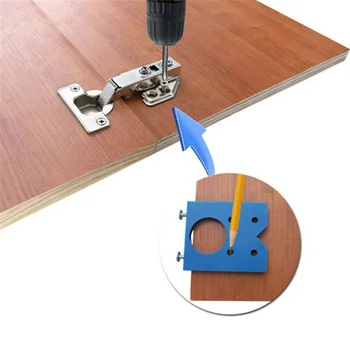 Wood Jig 35mm Hinge Jig Hole Saw For Furniture Door Cabinet Hinge Installation Furniture Hinge Tools