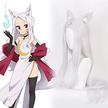 Anime Sewayaki Kitsune No Senko-San Cosplay Wigs Shiro Cosplay Wig Synthetic Wig Hair Halloween Meddlesome Kitsune Senko-San 
Anime Sewayaki Kitsune No Senko-San Cosplay Wigs Shiro Cosplay Wig Synthetic Wig Hair Halloween Meddlesome Kitsune Senko-San