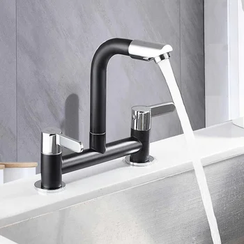 NEW Black Modern Kitchen Bathroom Basin Sink Mix Tap Bathtub Dual Handles Deck Mounted Basin Sink Mixer Faucet
NEW Black Modern Kitchen Bathroom Basin Sink Mix Tap Bathtub Dual Handles Deck Mounted Basin Sink Mixer Faucet