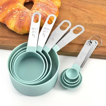 4Pcs/Set Measuring Spoon Stainless Steel Handle Measuring Cup Kitchen Plastic Scale Measuring Spoon Set Baking Tools
4Pcs/Set Measuring Spoon Stainless Steel Handle Measuring Cup Kitchen Plastic Scale Measuring Spoon Set Baking Tools