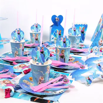 40Pcs Frozen Theme Elsa Anna Princess Paper Plates Cups Banner Party Supplies Baby Shower Decorations Kids Favor Birthday Party
40Pcs Frozen Theme Elsa Anna Princess Paper Plates Cups Banner Party Supplies Baby Shower Decorations Kids Favor Birthday Party