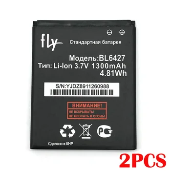 

100% Original 2PCS 1300mAh BL6427 BL 6427 Battery For Fly FS407 STRATUS 6 BL6427 Phone HIgh quality battery+Tracking number