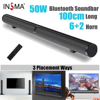 50W 100cm HiFi Detachable Wireless bluetooth Soundbar Speaker 3D Surround Stereo Subwoofer for TV Home Theatre System Sound Bar
50W 100cm HiFi Detachable Wireless bluetooth Soundbar Speaker 3D Surround Stereo Subwoofer for TV Home Theatre System Sound Bar