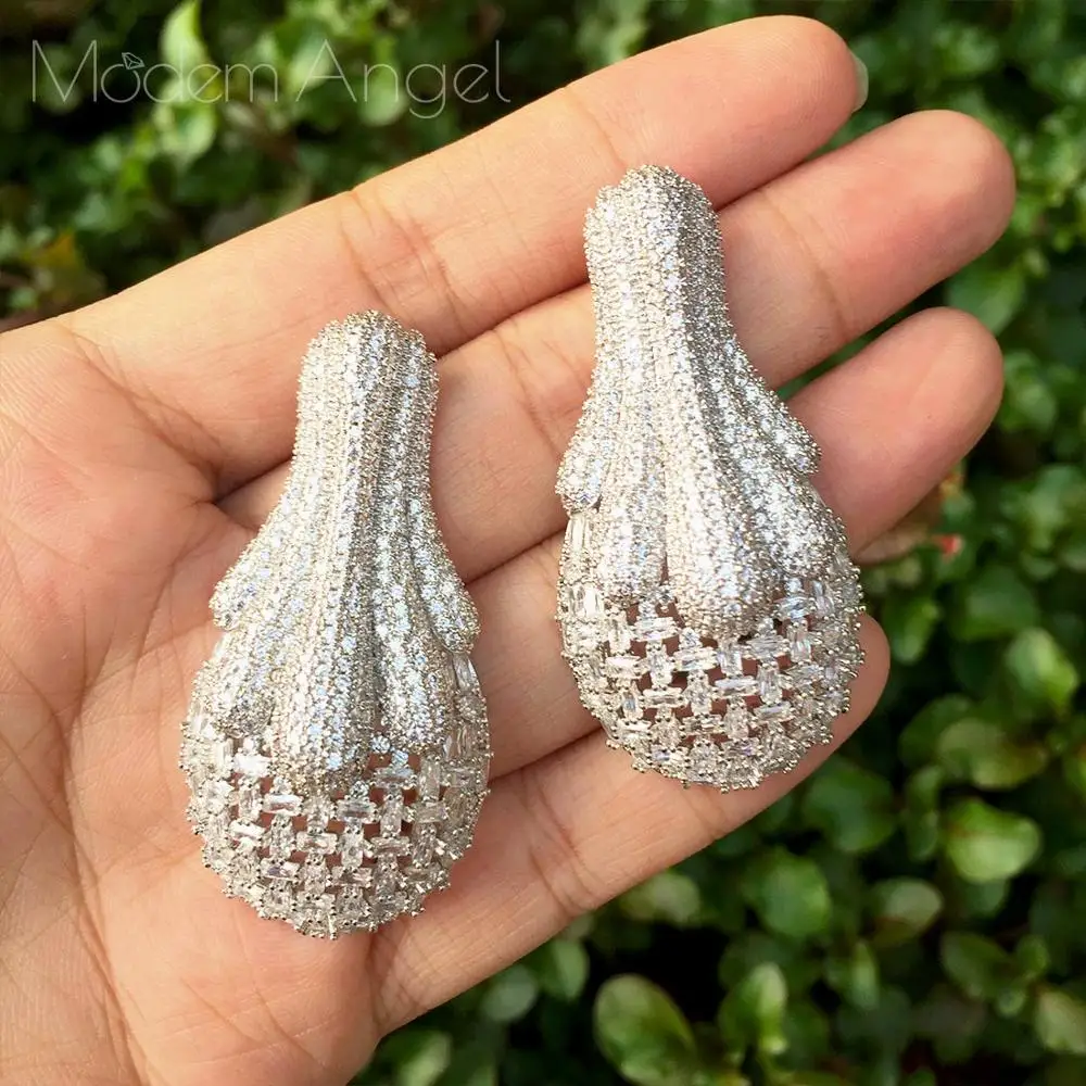 ModemAngel Fashion Luxury Flower Super Copper AAA Cubic Zirconia Dubai Women Wedding Engagement Party Fashion Jewelry Earrings
ModemAngel Fashion Luxury Flower Super Copper AAA Cubic Zirconia Dubai Women Wedding Engagement Party Fashion Jewelry Earrings