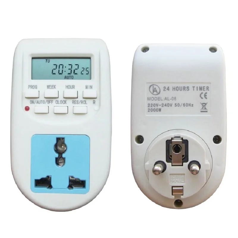 Smat Timer Socket Energy Save Safety Programmable Electronic LCD Digital Display Household Appliances Timer ON/OFF Power Socket
Smat Timer Socket Energy Save Safety Programmable Electronic LCD Digital Display Household Appliances Timer ON/OFF Power Socket