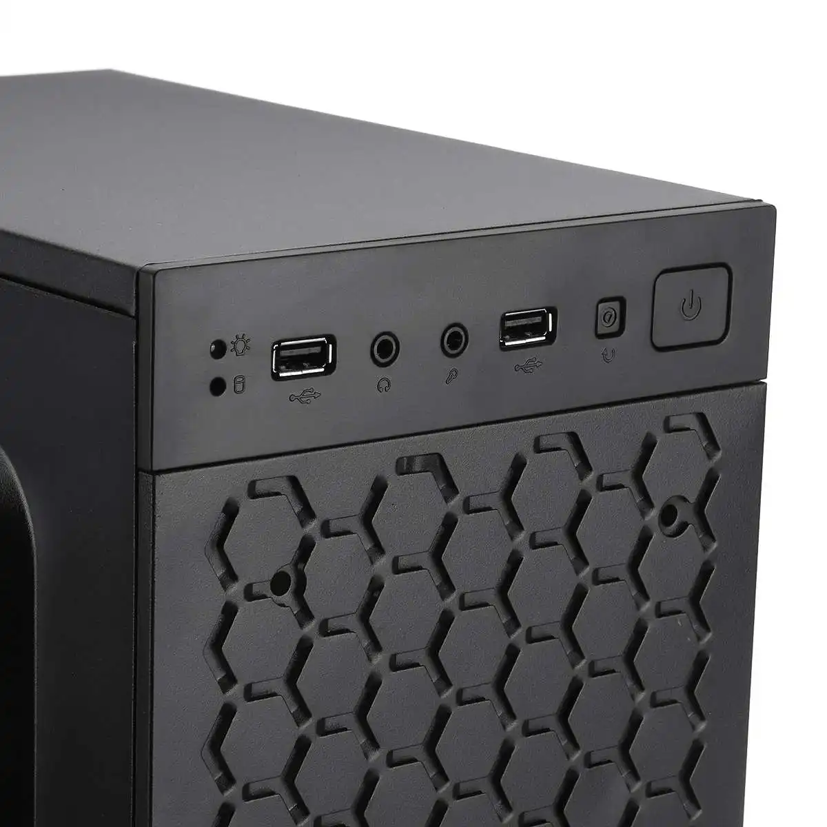 New Computer Chassis Mini PC Case USB2.0 Chassis Support 3.5HHD 2.5SSDS CPU Radiator Compatible with Micro/ ITX Motherboard New Computer Chassis Mini PC Case USB2.0 Chassis Support 3.5HHD 2.5SSDS CPU Radiator Compatible with Micro/ ITX Motherboard