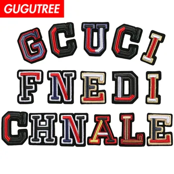 GUGUTREE embroidery DIY alphabet patch letter patches badges applique patches for clothing FD-203
GUGUTREE embroidery DIY alphabet patch letter patches badges applique patches for clothing FD-203