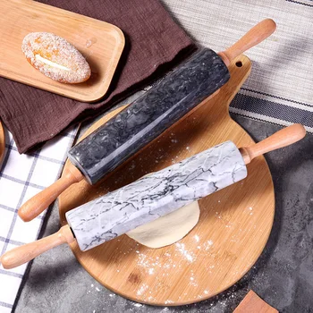 Manual Home Pastry Tool Dough Roller Non Stick Rolling Pin Cake Kitchen Polished Marble Accessories Easy Clean With Handle
Manual Home Pastry Tool Dough Roller Non Stick Rolling Pin Cake Kitchen Polished Marble Accessories Easy Clean With Handle