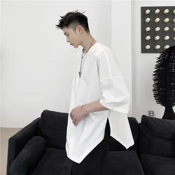 men's wear Niche japan style simple design half sleeve white T-sleeve for male 2020 summer polygon oversize tops 9Y2807
men's wear Niche japan style simple design half sleeve white T-sleeve for male 2020 summer polygon oversize tops 9Y2807