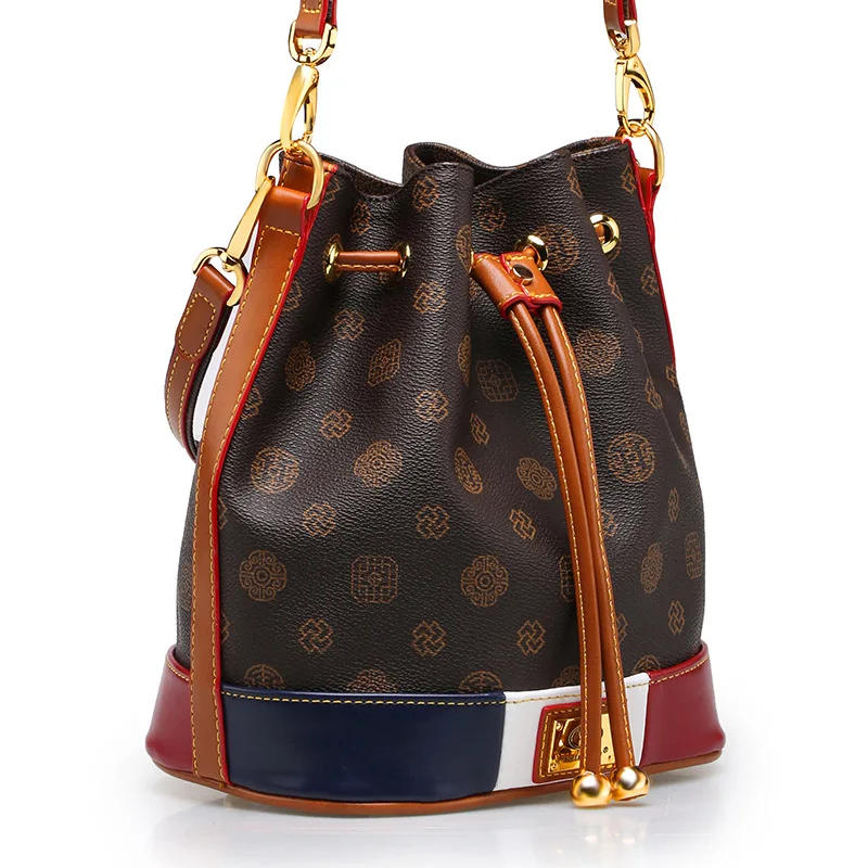 Bllerry New Style WOMEN'S Bag European And American-Style Printed Shoulder Bag Large Capacity Elegant Fashion Bucket Shoulder Ba
Bllerry New Style WOMEN'S Bag European And American-Style Printed Shoulder Bag Large Capacity Elegant Fashion Bucket Shoulder Ba